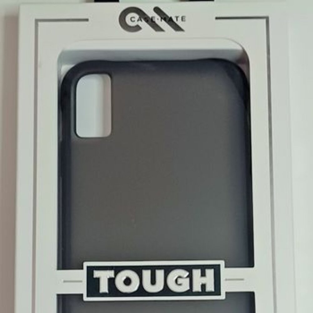 NEW iPhone XS Max /Case-Mate Matte Translucent Tough Case - black - Picture 1 of 3